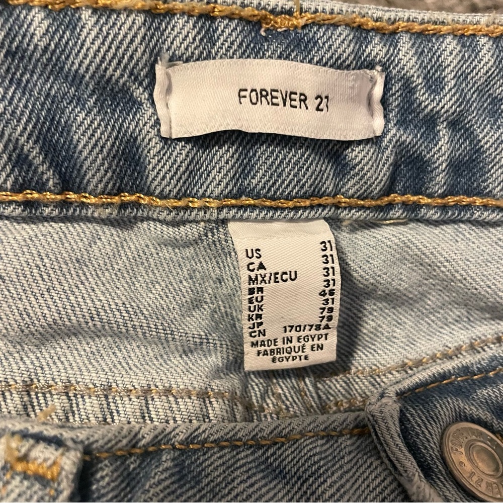 Forever 21 Jean shorts with mushroom - Picture 7 of 7